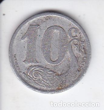 Monedas locales: FICHA DE 10 CENTIMOS DE LA SOCIETEDU COMMERCE DE ROCHELLE 1922 - Foto 1