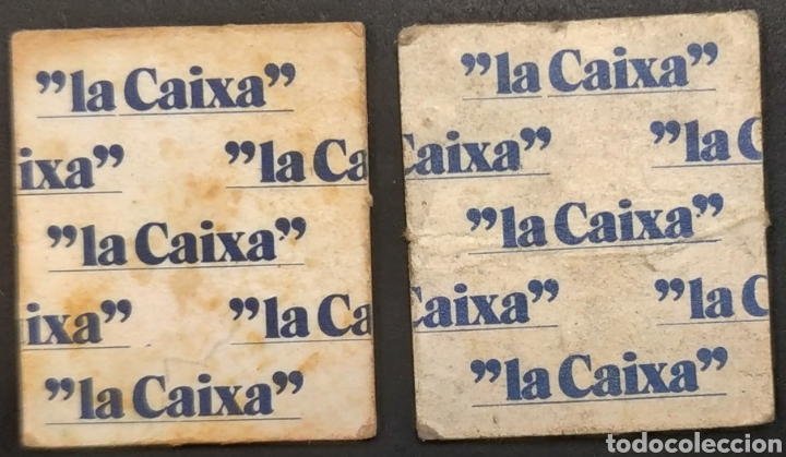 Monedas locales: 2 vales de 1 peseta de La Caixa - Foto 2