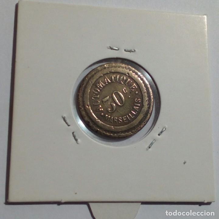 Monedas locales: FICHA DE 30 CTS AUTOMATIQUE - MARSELLA - Foto 1