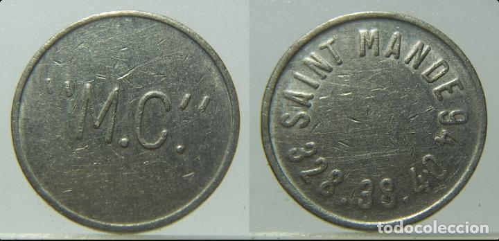 Monedas locales: FICHA SAINT MANDE 94 - Foto 1