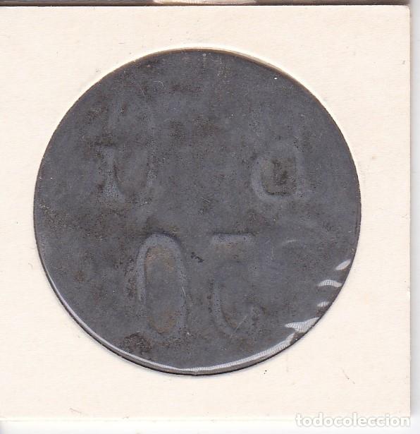 Monedas locales: FICHA CON LAS INICIALES B.G. DE 50 CENTIMOS - Foto 2