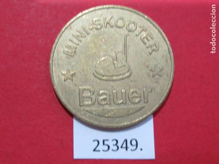 Local Coins: ficha mini skooter Bauer, autochoque, token, jeton