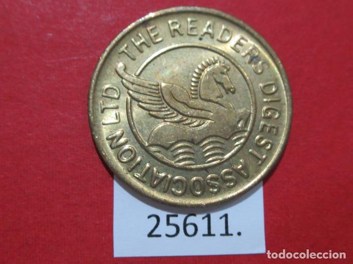 Monedas locales: ficha Readers Digest , token, jet&oacute;n - Foto 2
