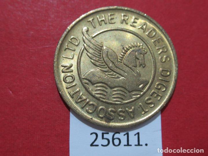 Monedas locales: ficha Readers Digest , token, jet&oacute;n - Foto 1