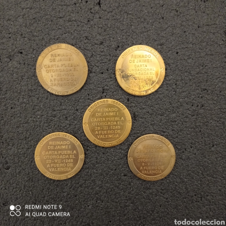 Monedas locales: LOTE DE 5 MONEDAS CONMEMORATIVAS - Foto 2