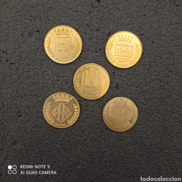 Monedas locales: LOTE DE 5 MONEDAS CONMEMORATIVAS - Foto 1