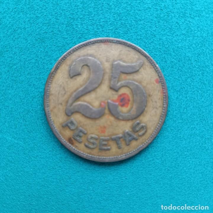 Monedas locales: Ficha Cooperativa Uni&oacute;n Anglesense 25 pts - Foto 2