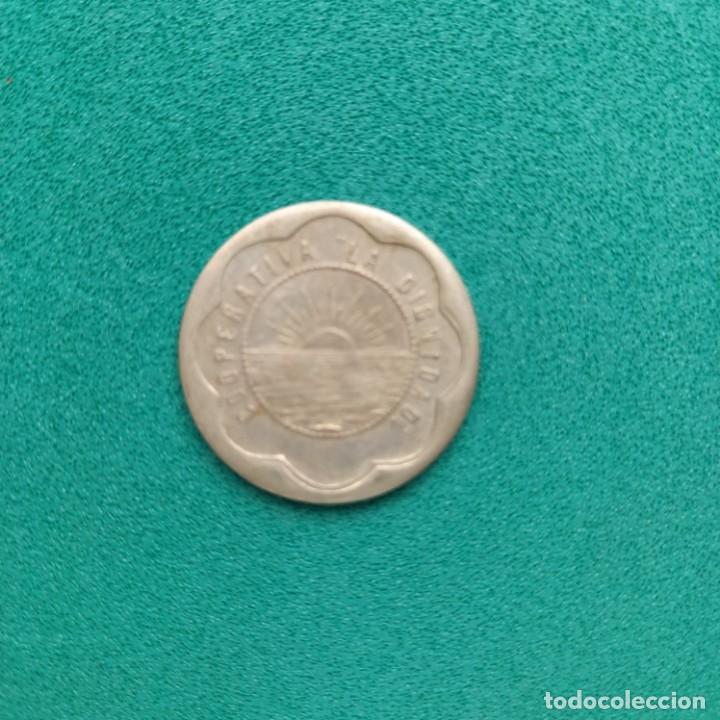 Monedas locales: Ficha Cooperativa La Dignidad 10 c&eacute;ntimos - Foto 1