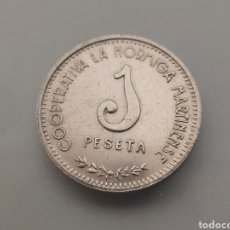 Monedas locales: ANTIGUA FICHA COOPERATIVA 1 PESETA LA HORMIGA MARTINENSE RARA. Lote 287745558