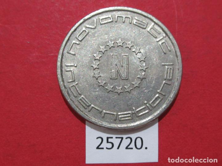 Monedas locales: ficha Novomatic Admiral, token, jet&oacute;n - Foto 1