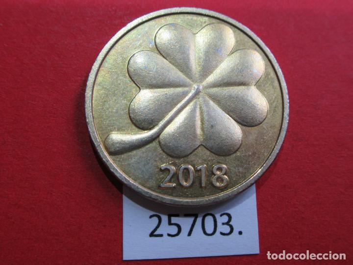 Monedas locales: ficha 20 a&ntilde;os, token, jet&oacute;n - Foto 2