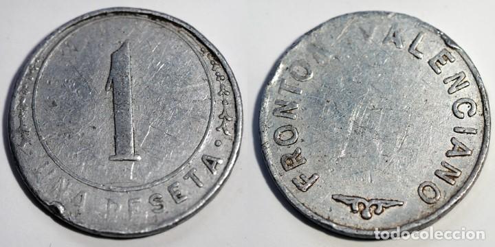 Monedas locales: 1 PESETA - FRONTON VALENCIANO - Foto 1