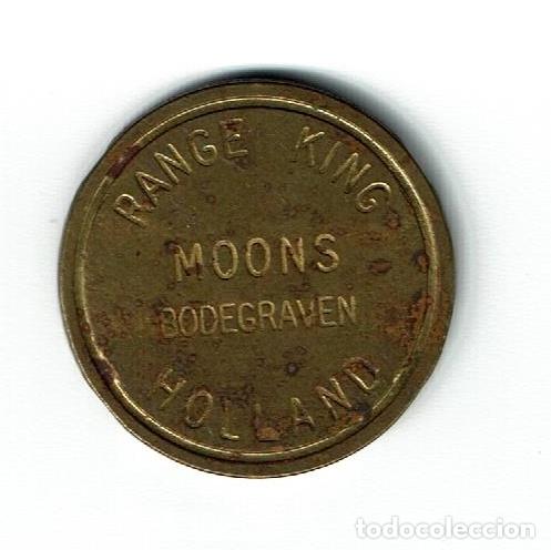 Monedas locales: FICHA MAQUINA JUEGOS HOLANDA MOONS BODEGRAVEN RANGE KING - Foto 1