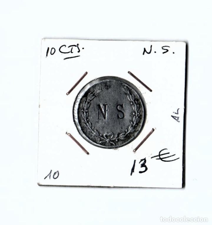 Monedas locales: FICHA MONETARIA LOCAL. N. S. 10 CENTIMOS - Foto 1