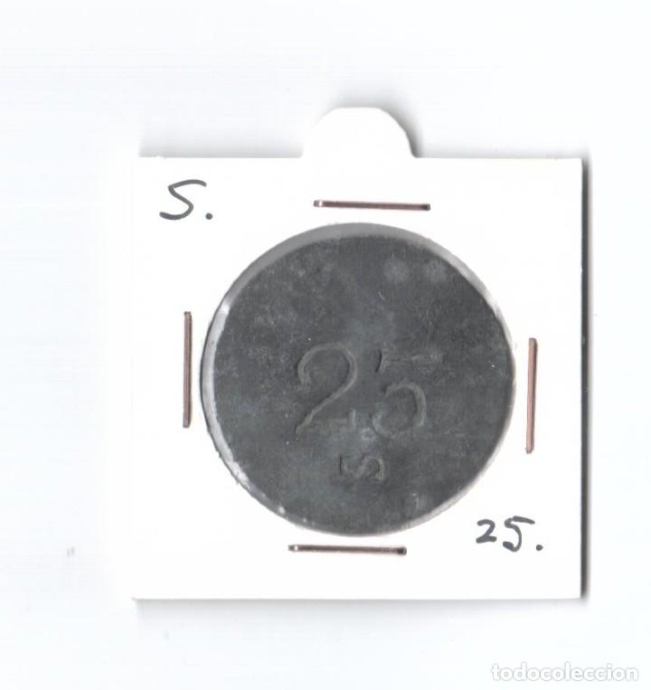 Monedas locales: FICHA MONETARIA. S HORIZONTAL. 25 - Foto 1