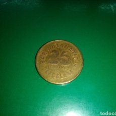 Monedas locales: ANTIGUA Y RARA FICHA 25 CÉNTIMOS BAR AUTOMATIC DE BARCELONA