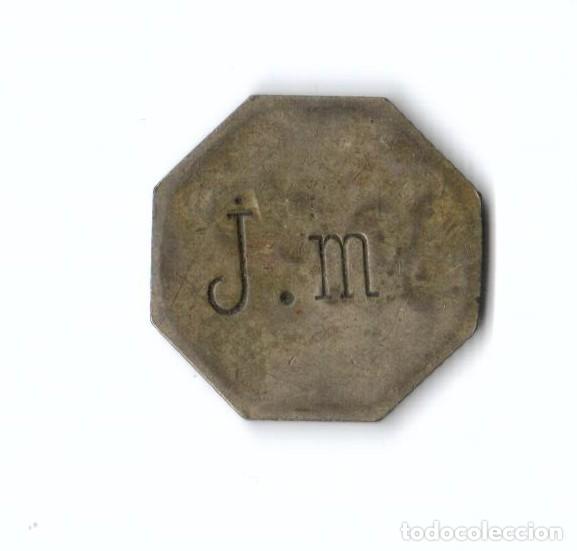 Monedas locales: FICHA MONETARIA. J. M. 50 CENTIMOS - Foto 1