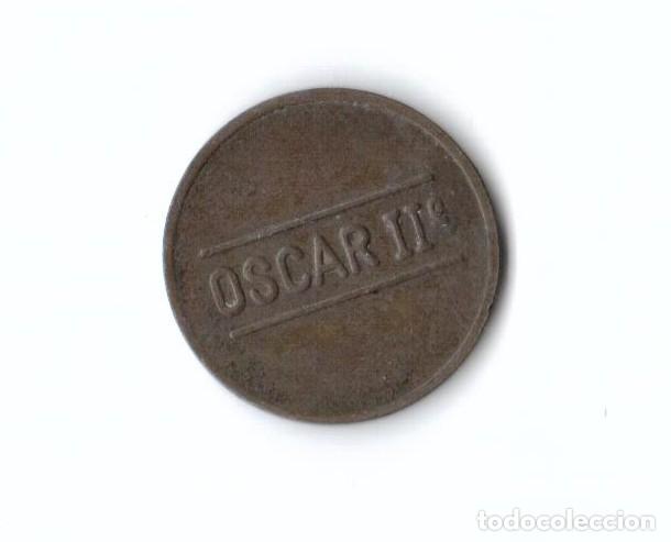 Monedas locales: FICHA MONETARIA. JETON . OSCAR II&ordm;. CAFETERA - Foto 1