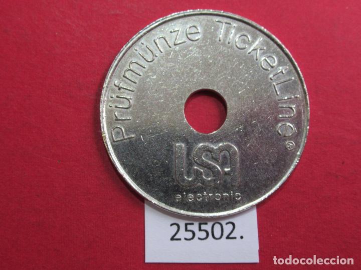 Monedas locales: Ficha, LSA electronic prufmunze ticket Line, token , jeton - Foto 2