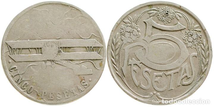 Monedas locales: FICHA DE CASINO CINCO PESETAS - Foto 1