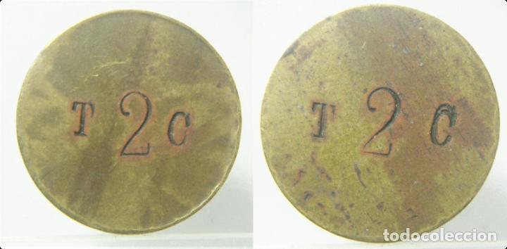 Monedas locales: Ficha a identificar 2,8 cm - Foto 1