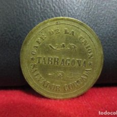 Monedas locales: 20 CENTIMOS CAFE DE LA UNION - SALVADOR CORTADA. Lote 264826559