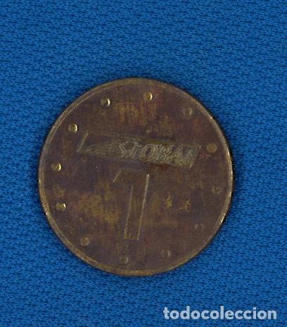 Monedas locales: Jet&oacute;n. Istobal. M&aacute;quina de lavado autom&aacute;tico - Foto 1