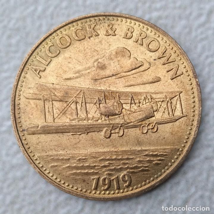 Monedas locales: moneda shell alcock & brown - Foto 1
