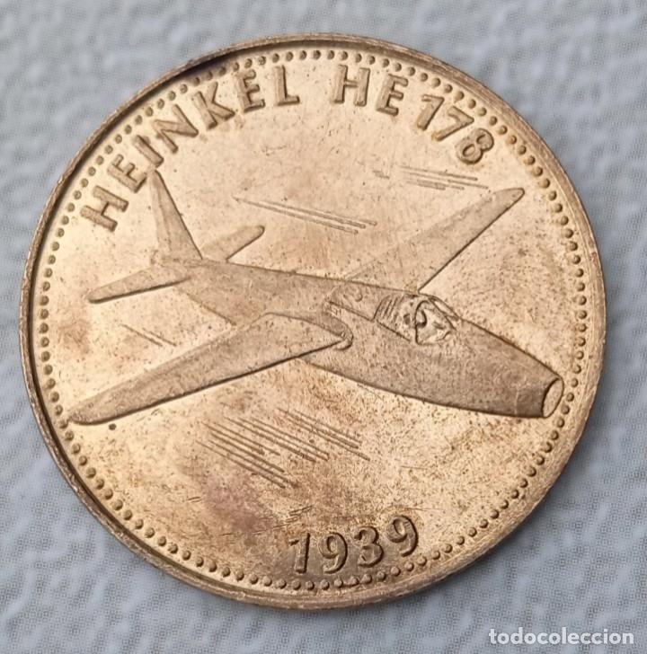Monedas locales: moneda shell heinkel he 178 - Foto 1