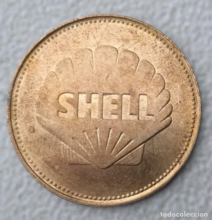 Monedas locales: moneda shell heinkel he 178 - Foto 3