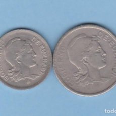 Monedas locales: MONEDAS GUERRA CIVIL - EUZKADI - SERIE DE 1 Y 2 PESETAS 1937 - PG-208-9 - (MBC). Lote 305201518