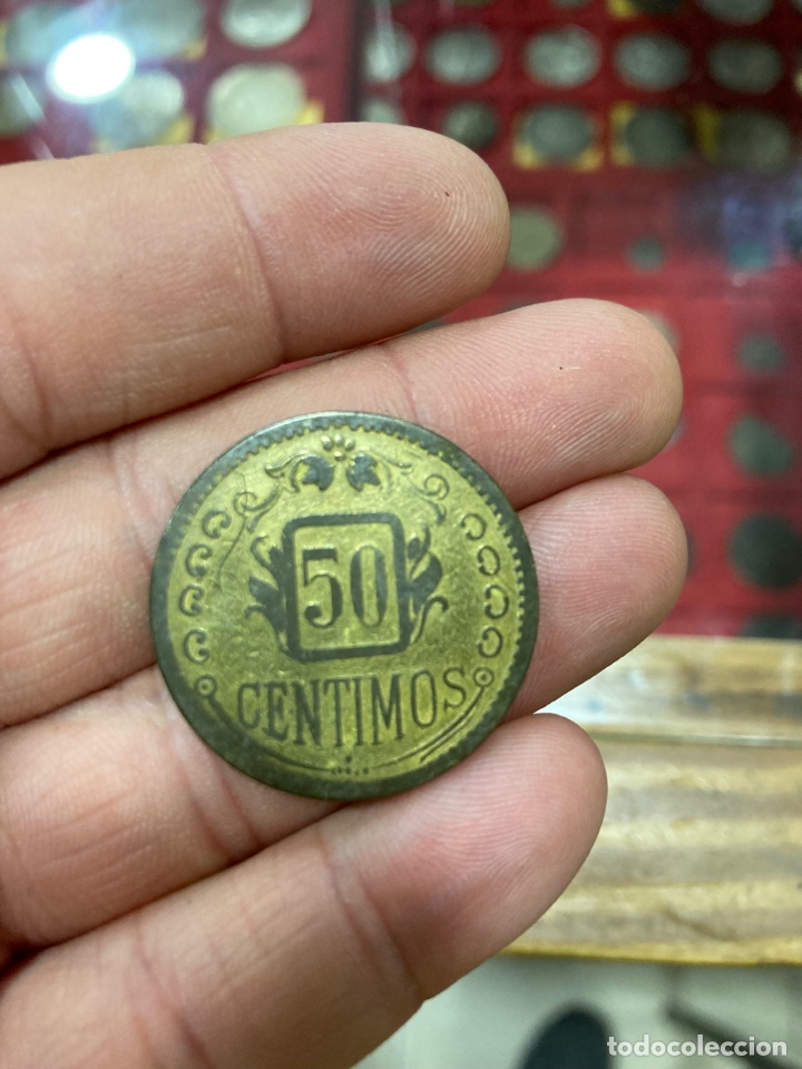Monedas locales: Antigua ficha a identificar - Foto 1