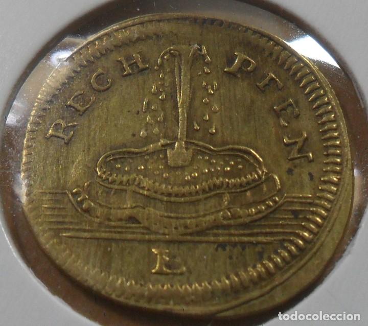 Monedas locales: FICHA LUIS XVI 1792 - Foto 2