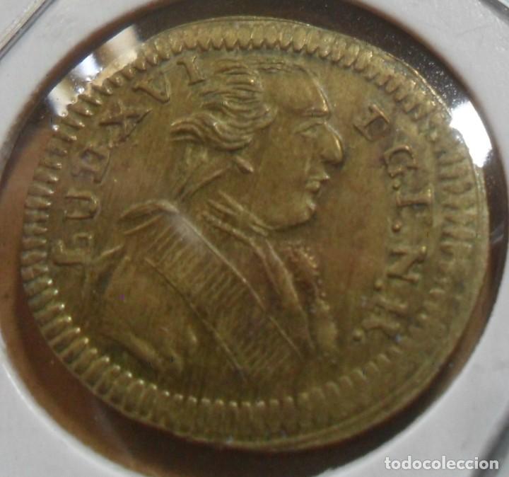 Monedas locales: FICHA - GETTON - LUIS XVI - 1972 - Foto 1