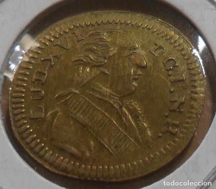 Monedas locales: FICHA - GETTON - LUIS XVI - 1972 - Foto 2