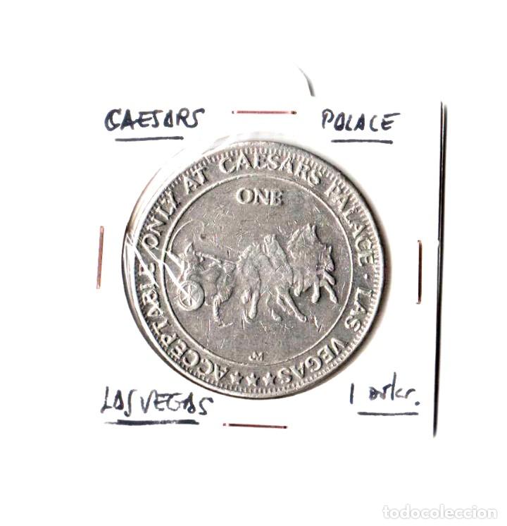 Monedas locales: Ficha 1 d&oacute;lar Caesars Palace 2 - Foto 1