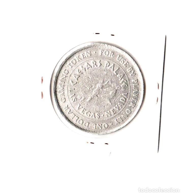 Monedas locales: Ficha 1 d&oacute;lar. Caesars Palace - Foto 2