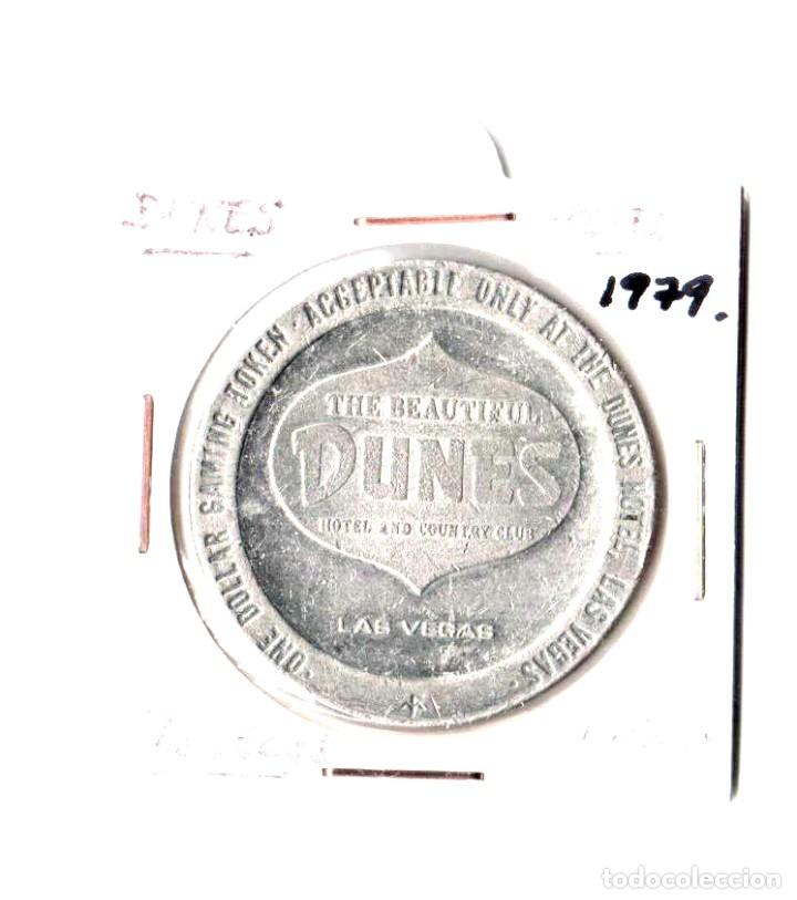 Monedas locales: Ficha. Hotel Dunes. 1 d&oacute;lar - Foto 1
