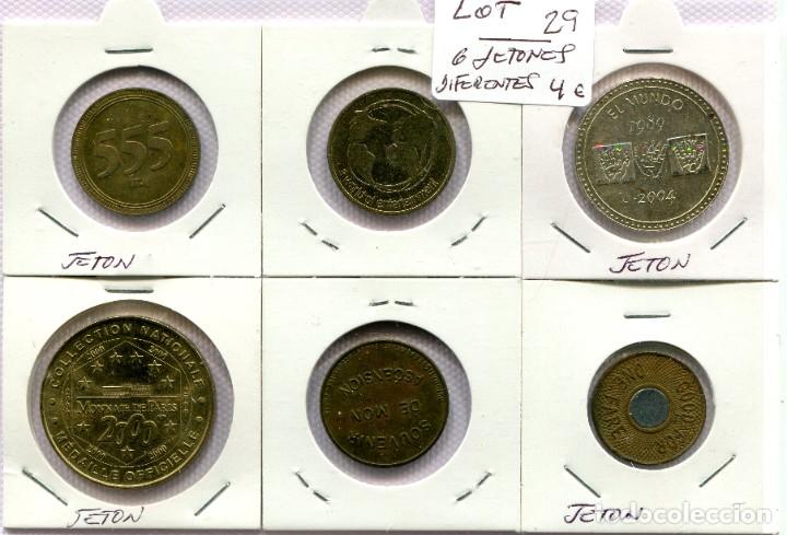 Monedas locales: 6 JETONES DIFERENTES ( LOT29 ) - Foto 1