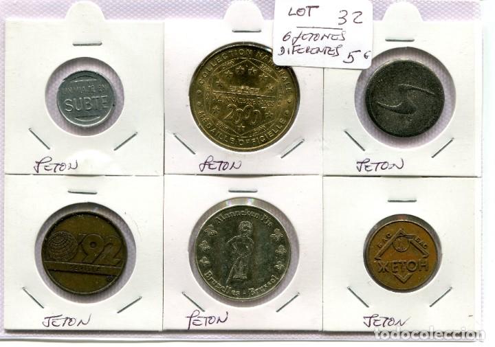 Monedas locales: 6 JETONES DIFERENTES ( LOT32 ) - Foto 1