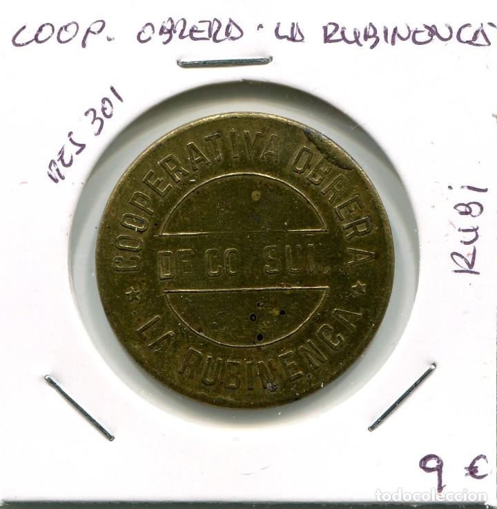 Monedas locales: COOP. OBRERA LA RUBINENCA . RUBI ( MES301 ) - Foto 1