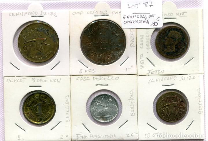 Monedas locales: 6 MONEDAS DE COOPERATIVAS ( LOT87 ) - Foto 1