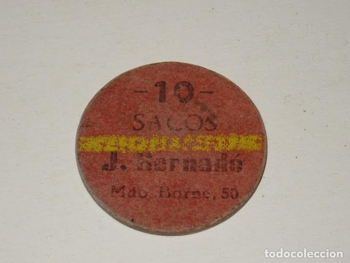 Monedas locales: FICHA BORNE - J BERNAD&Oacute; - SACOS MDO BORNE 50 - Foto 1