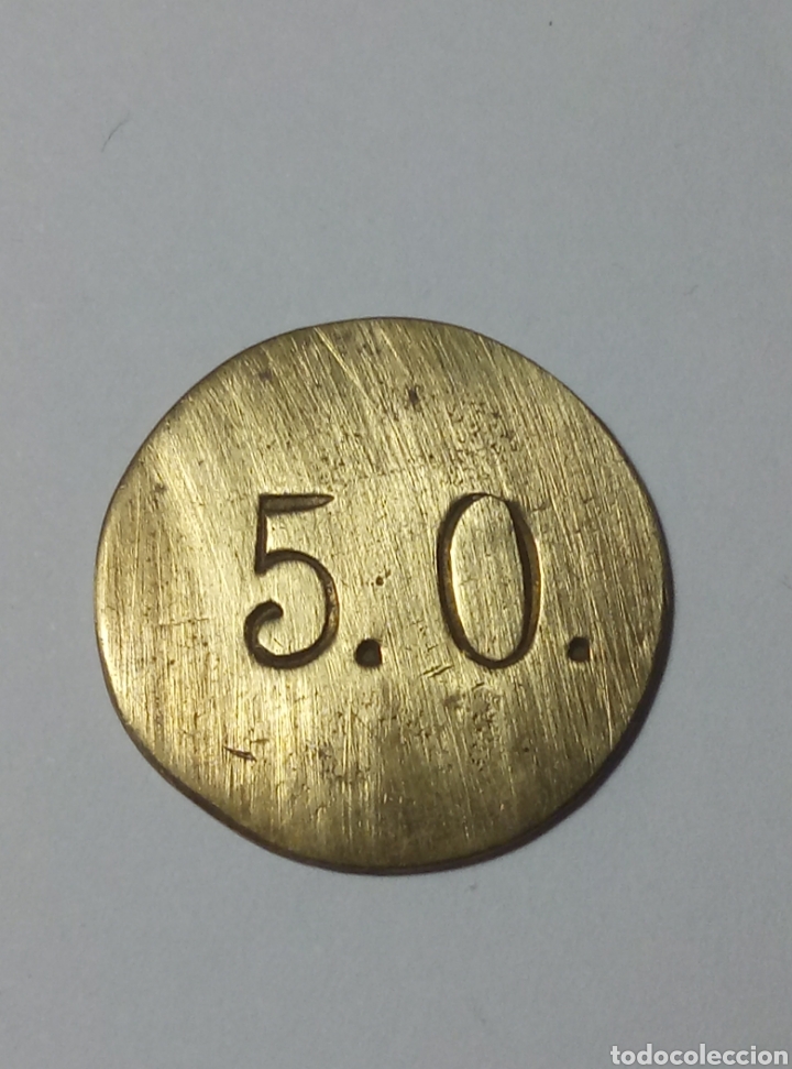 Monedas locales: Ficha casino 50 c&eacute;ntimos - Foto 1