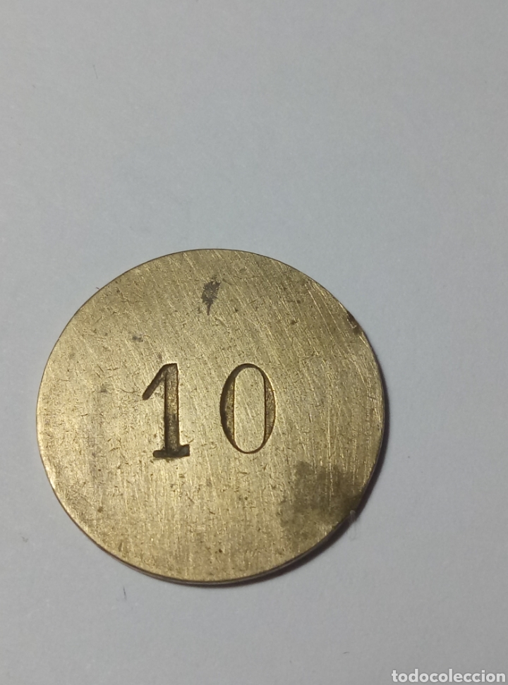 Monedas locales: Ficha casino 10 c&eacute;ntimos - Foto 1