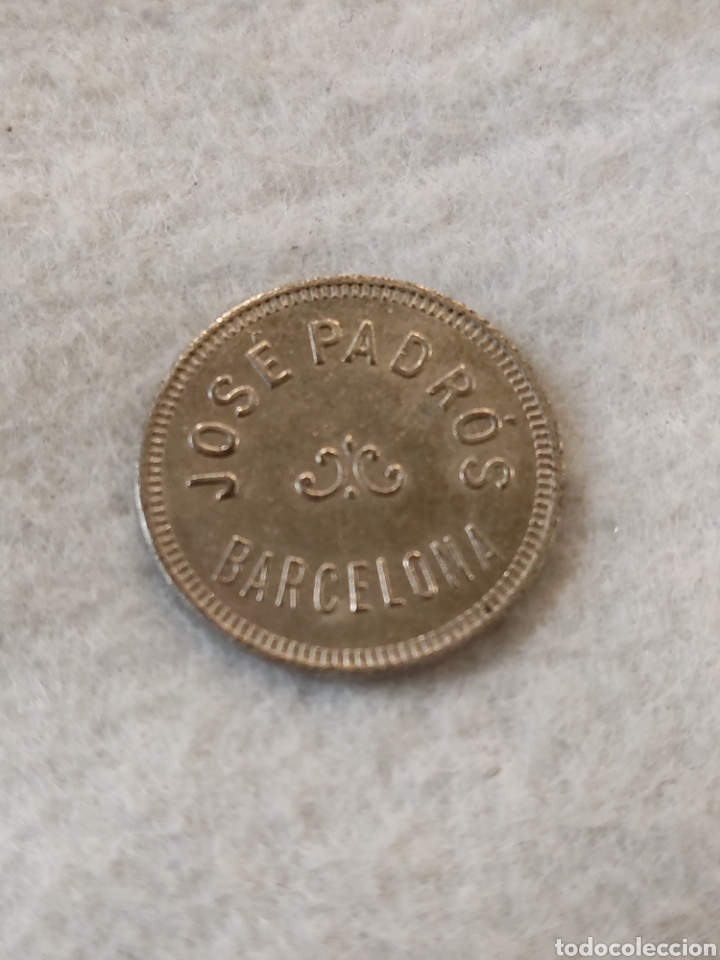 Monedas locales: Ficha 10 centimos Jos&eacute; Padros en Mercancias - Foto 2