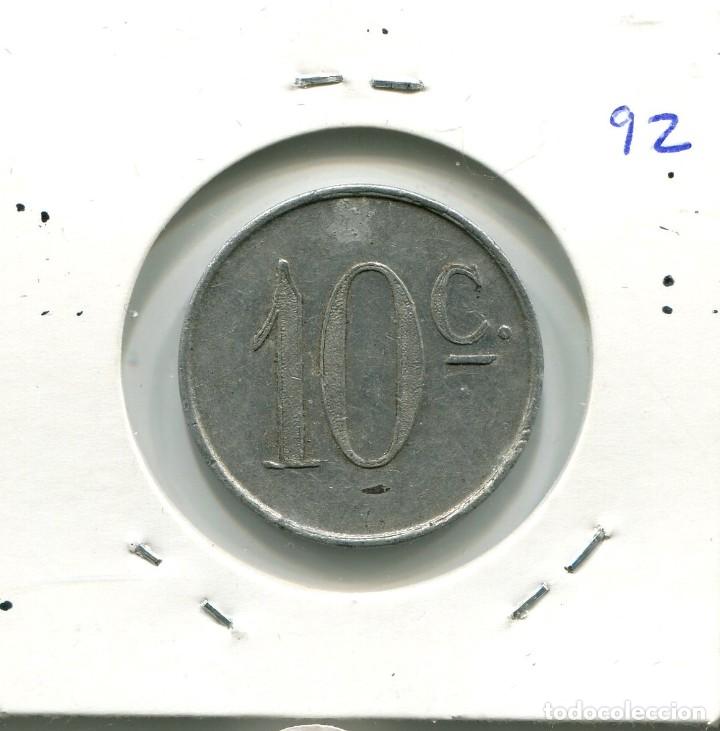 Monedas locales: 10 CENTIMOS AUTOBUSES ROCA . BARCELONA ( MES392 ) - Foto 2