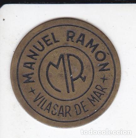 Monedas locales: FICHA DE MANUEL RAMON DE VILASAR DE MAR (MONEDA) - Foto 1