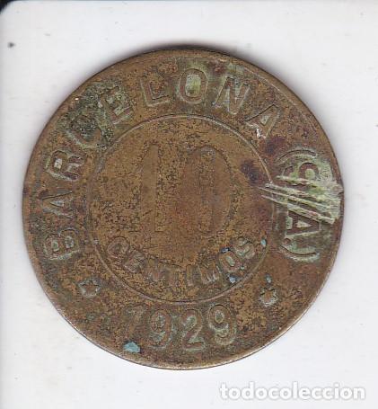 Monedas locales: FICHA DE 10 CENTIMOS DE LA COOPERATIVA DE CONSUMO LA ANDRESENSE (MONEDA) - Foto 1