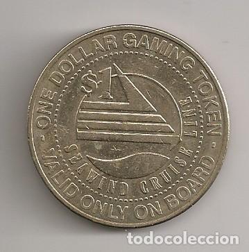 Monedas locales: MONEDA TOKEN 1 D&Oacute;LAR SEAWIND CRUISE LINE - Foto 1